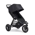 Produktbild: Baby Jogger City Elite 2 Kombikinderwagen für jedes Gelände | Zusammenklappbarer und tragbarer Buggy | Opulent Black (schwarz)