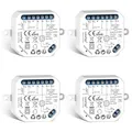 Produktbild: LoraTap WLAN Rollladen Relais Einbaumodul 4er Set für Jalousie Markise