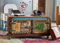 Produktbild: MASSIVMOEBEL24 Couchtisch Altholz 90x60x40 mehrfarbig lackiert FREEZY #20