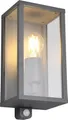 Produktbild: TRIO Leuchten Außen-Wandleuchte GARONNE, Outdoor Wandlampe exkl 1x E27 max 60W, Hauswand-Leuchte, Bewegungsmelder, Leuchtdauer einstellbar, Leuchtmittel wechselbar, warmweiß - kaltweiß, Garten Wandleuchte IP44 mit Bewegungsmelder, Leuchtdauer einstellbar