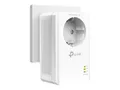 Produktbild: TP-LINK AV1000 - Gigabit Passthrough Starter Kit - Powerline Adapterkit - GigE, HomePlug AV (HPAV)