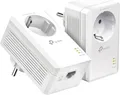 Produktbild: TP-Link Powerline Adapter Set TL-PA7017P KIT(1000Mbit/s mit Steckdose Plug&Play)