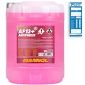 Produktbild: 10L Mannol Antifreeze G12+ Kühlerfrostschutz Rot AF12+ bis - 40°C für AUDI VW