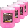 Produktbild: 4x 10 LITER MANNOL AF12+G12+ ROSA/ROT bis -40°C KÜHLERFROSTSCHUTZ passend für VW