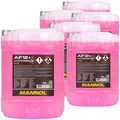 Produktbild: 6x 10 LITER MANNOL AF12+G12+ ROSA/ROT bis -40°C KÜHLERFROSTSCHUTZ passend für VW