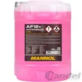 Produktbild: 1x 10 LITER MANNOL AF12+G12+ ROSA/ROT bis -40°C KÜHLERFROSTSCHUTZ passend für VW