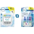 Produktbild: Febreze 3Volution Starterkit Lenor Aprilfrisch & Duftstecker gegen Geruchsblindheit, 3 Düfte wechseln alle 45 Minuten