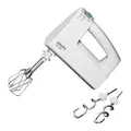 Produktbild: Krups Handmixer 3 Mix 7000, F608-14, weiß, stufenlos, mit Knethaken und Schneebesen, 500 Watt