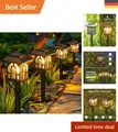Produktbild: Elegante 8er Set Solarlampen für Garten – Warmweiß,