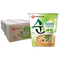 Produktbild: Nong Shim Instantnudeln Soon Veggie Ramyun – Koreanische Gemüse Cup Suppe mild - schnelle Zubereitung – 12er Vorteilspack à 67g