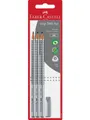 Produktbild: Faber-Castell Bleistift Faber-Castell Bleistift GRIP 2001 HB 3er Set + Radierer