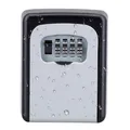 Produktbild: Schlüsseltresor mit Zahlencode Aussen Schlüsselbox mit 4-Stellige Zahlen Klei...