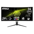 Produktbild: MSI Monitor Mag Serie Mag 342CQR E2 Uwqhd Curved Black