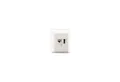 Produktbild: Rutenbeck Steckdose Rutenbeck Anschlußdose TAE6 F+N Ap rw IAE/UAE8(6)#13311101