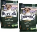 Produktbild: 2 x 4 kg Happy Dog Sensible Mini Montana Pferd (€ 7,87 / kg) Hundefutter trocken