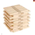 Produktbild: GoMaihe 600 Stück Eisstiele aus Holz zum Basteln, Eisstäbchen holzstäbchen, Um