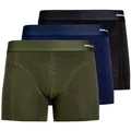 Produktbild: Jack & Jones Herren Boxershort JACBASIC BAMBOO TRUNKS 3er Pack Blau Schwarz - Blau Blazer 12198852 Normaler Bund M