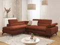 Produktbild: S-Style Möbel Ecksofa Bonnie mit Schlaffunktion Bettkasten und Kopfteilverstellung, mit Wellenfederung, Chenille-Stoff