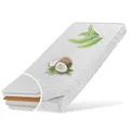 Produktbild: Kids Collective Babymatratze 60x120 cm KOKOS mit gestepptem Aloe Vera-Bezug, 10 cm hoch, Babymatratze Kindermatratze 60 x 120 Kokos-Matratze für Babybett oder Kinderbett, Körpergewicht bis 60kg