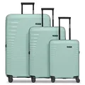 Produktbild: Farmhood Eco Edition nachhaltiges Hartschalen Koffer-Set 3-teilig | Trolleys mit Dehnfalte erweiterbar um 6 cm| Robustes und leichtes Material, 4 Doppelrollen & TSA-Schloss | Damen & Herren