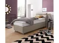 Produktbild: Boxspringbett, beige (struktustoff dunkelbeige), ohne LED-Beleuchtung, Liegefläche B/L: 100cm x 200cm, H2, Bonnell-Federkernmatratze, Bezug Unterbox und Kopfteil: Strukturstoff (77% Polyester und 23% Viskose);Bezug Obermatratze 100% Polyester, waschbar bis 60C, WESTFALIA SCHLAFKOMFORT, Komplettbetten, Boxspringbett, wahlweise mit LED-Beleuchtung