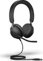 Produktbild: GN Jabra Jabra Evolve2 40 SE UC Stereo - Headset - On-Ear - kabelgebunden - USB-A - Geräuschisolierung - optimiert für UC (24189-989-999)