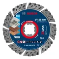 Produktbild: Bosch Zubehör Expert MultiMaterial X-LOCK Diamanttrennscheiben, 125 x 22,23 x 2,4 x 12 mm - 2608900670