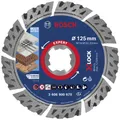 Produktbild: Bosch Accessories 2608900670 EXPERT MultiMaterial X-LOCK Diamanttrennscheibe Durchmesser 125 mm Bohrungs-Ø 22.23 mm Stein, Beton, Ziegel 1 St.