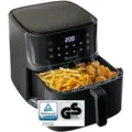 Produktbild: Sommertal Heißluftfritteuse HF760 - 7,6L XXL Airfryer - Touchscreen, 8 Programme, 2000 Watt, TÜV Rheinland GS geprüft