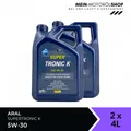 Produktbild: Aral SuperTronic K 5W-30 VW Renault Mercedes BMW Motorenöl 2x4 Liter = 8 Liter