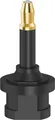 Produktbild: Hama ODT-Adapter, Toslink-Kupplung - optischer 3,5-mm-Stecker, vergoldet (00205178)