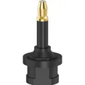 Produktbild: Hama ODT-Adapter, Toslink-Kupplung - optischer 3,5-mm-Stecker, vergoldet (00205178)