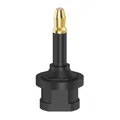 Produktbild: ODT-Adapter, Toslink-Buchse - goldener optischer Stecker, 3,5 mm