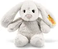 Produktbild: Steiff Hoppie Hase 18 cm hellgrau Plüschtier Schlappohren Soft Cuddly Friends