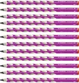 Produktbild: STABILO - Ergonomischer Dreikant-Bleistift für Rechtshänder - EASYgraph in pink - 12er Pack - Härtegrad HB