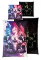 Produktbild: Carpe Sonno Kinderbettwäsche 135 x 200 Jungen Leuchtend Bettwäsche Kinder Rennwagen Auto + SPIELE, Renforcé, 2 teilig, GLOW IN THE DARK Bettbezug 135x200 - 100% Baumwolle