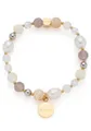 Produktbild: LEONARDO Armband Bicolor Hope, mit Achat - mit Glasperle, Süßwasserzuchtperle