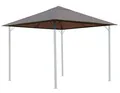 Produktbild: QUICK STAR Ersatzdach für Garten Pavillon 3x3m Taupe/Beigegrau RAL 7006 Antik Pavillondach Ersatzbezug