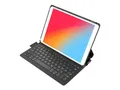 Produktbild: Inateck BK2006 - Tastatur und Foliohülle - kabellos - Bluetooth - QWERTY - Schwarz Tastatur, Schwarz Gehäuse - für Apple 10.2-inch iPad 10.5-inch iPad Air (3. Generation)