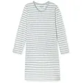 Produktbild: Schiesser Nachthemd langarm 95cm - Casual Essentials Nacht-hemd schlafmode sleepwear grau|silberfarben 4XL (48)