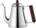 Produktbild: Carita Kalita Kaffeekanne, 1000 ml, IH-kompatibel, Edelstahl, Made in Japan, SSW Kettle 1000#52274 Tropfkanne Wasserkocher, Kaffeemaschine, Yakan, Server, Gerstentee, Weißwasser, Retro,
