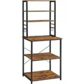 Produktbild: Vasagle Küchenregal 40 cm x 60 cm x 167 cm Braun-Schwarz