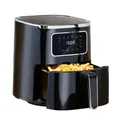 Produktbild: alpina Airfryer 4.5L - Heißluftfritteuse 1-4 Personen - Air Fryer mit digitalem Touchscreen - einstellbare Temperatur 80 bis 200 Grad - Timer-Funktion - Heißluftofen 1450W