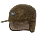 Produktbild: Barts Rayner Cap mit Ohrenklappen Basecap Baseballcap Baumwollcap Cordcap Herren - Schirm, Futter, Lederband, Hinten geschlossen, Lederband Winter Herbst-Winter - One Size Oliv