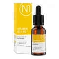 Produktbild: N1 Vitamin D3 K2 Tropfen - Vitamin D3K2 Öl, Vitamin D3 K2 hochdosiert 20 ml