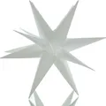 Produktbild: Lumineo LED Weihnachtsstern Weiß Ø 30 cm warmweiß - Kunststoff