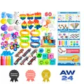 Produktbild: JOYIN 60 Stück Partygeschenke Set Fidget Spielzeug Kindergeburtstag
