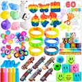 Produktbild: Kindergeburtstag Mitgebsel Set Partyspielzeuge Goodie Bags Fidget 60 Stück