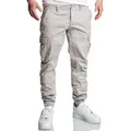 Produktbild: REPUBLIX Cargohose William Herren Cargo Jogger Chino Hose Jeans grau W29