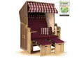 Produktbild: Strandkorb Hanse Strandkorb Strandkorb 2-Sitzer Ostsee Volllieger Beige Rot, BxTxH: 120x80x160 cm, Ostsee Volllieger, Ostsee 2-Sitzer Modell 2025, Stabiles Wacholder mit handgefertigtem Polyrattangeflecht